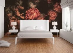 Fototapete DESIGNWALLS - orange-rosa - Blumen - 2,55 Meter -Baumarkt Verkaufsgeschäft 9004634700 03 1600Wx1600H