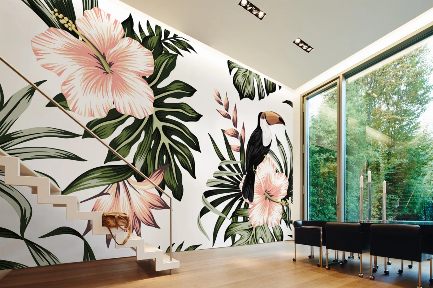 Fototapete DESIGNWALLS - weiß-rosa - Blumen - 2,55 Meter 3 Fototapete DESIGNWALLS - weiß-rosa - Blumen - 2,55 Meter – Bild 3