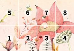 Fototapete DESIGNWALLS 2.0 - rosa-beige/creme - Kinderzimmer - 2,5 Meter -Baumarkt Verkaufsgeschäft 9004637700 03 1600Wx1600H