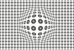 Fototapete DESIGNWALLS 2.0 - schwarz-weiß - 3D-Art - 2,6 Meter