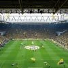 Fototapete DESIGNWALLS 2.0 - gelb-schwarz - BVB Stadion - 2,6 Meter