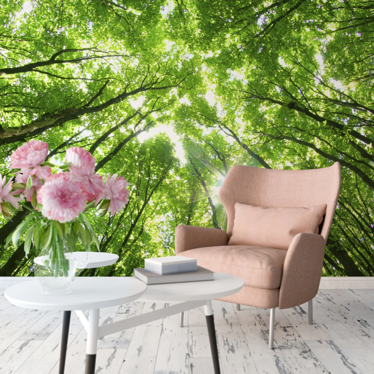 Fototapete DESIGNWALLS 2.0 - grün-braun - Wald - 2,6 Meter 2 Fototapete DESIGNWALLS 2.0 - grün-braun - Wald - 2,6 Meter – Bild 2