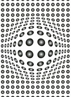 Fototapete DESIGNWALLS 2.0 - schwarz-weiß - 3D-Art - 2,6 Meter