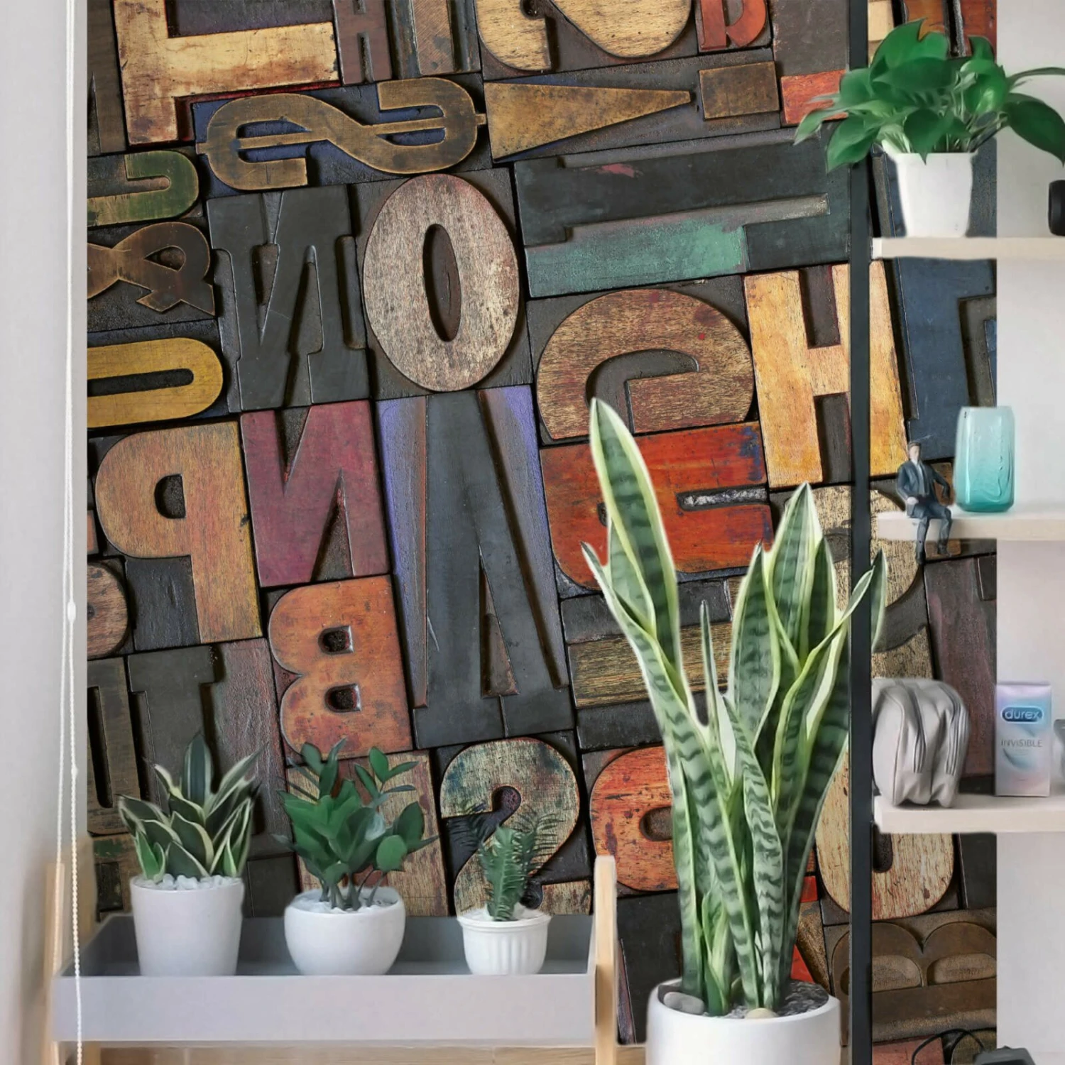 Fototapete DESIGNWALLS 2.0 - bunt-rot - Buchstaben - 2,6 Meter 2 Fototapete DESIGNWALLS 2.0 - bunt-rot - Buchstaben - 2,6 Meter – Bild 2