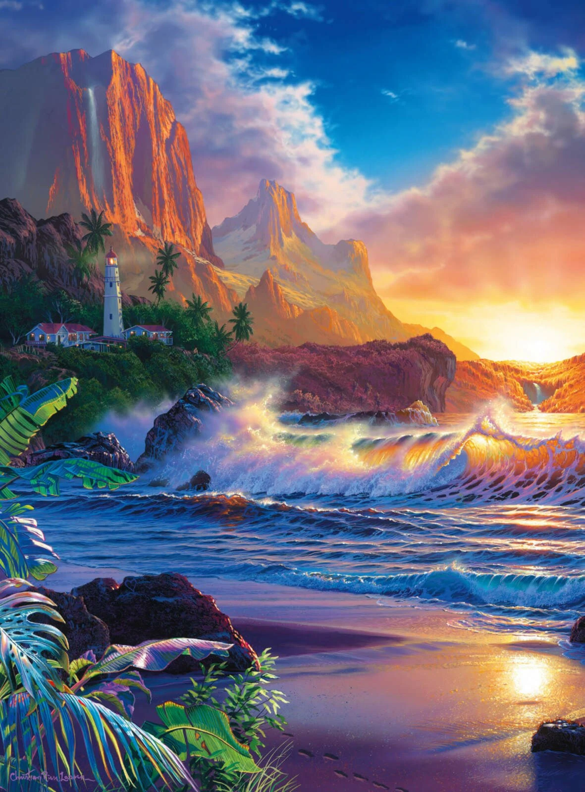 Fototapete DESIGNWALLS 2.0 - bunt-blau - Strand - 2,6 Meter 1 Fototapete DESIGNWALLS 2.0 - bunt-blau - Strand - 2,6 Meter