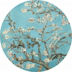 Fototapete DESIGNWALLS 2.0 - blau-grau - Kirschblüte - 1,4 Meter