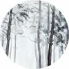 Fototapete DESIGNWALLS 2.0 - blau-grau - Wald - 1,4 Meter