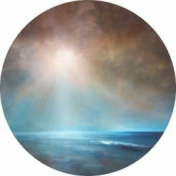 Fototapete DESIGNWALLS 2.0 - blau-beige/creme - Meer - 1,4 Meter