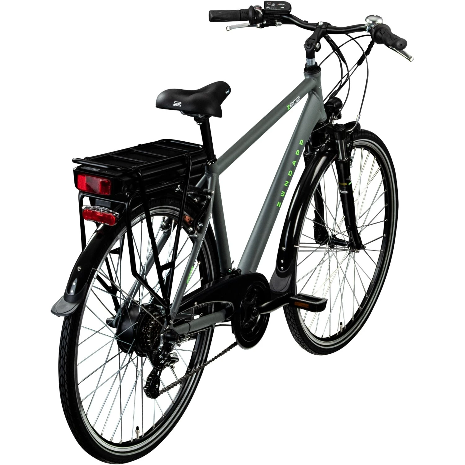 Zündapp Elektro Herren-Trekkingrad Z802 - grau-grün - 48 cm 3 Zündapp Elektro Herren-Trekkingrad Z802 - grau-grün - 48 cm – Bild 3