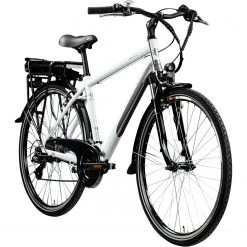 Zündapp Elektro Herren-Trekkingrad Z802 - weiß-grau - 48 cm