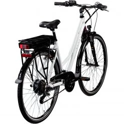 Zündapp Elektro Damen-Trekkingrad Z802 - weiß-lila - 48 cm -Baumarkt Verkaufsgeschäft 9004977500 03 1600Wx1600H