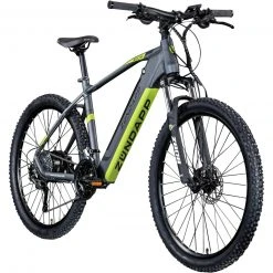 Zündapp Elektro Mountainbike Z808 - grau-grün - 48 cm