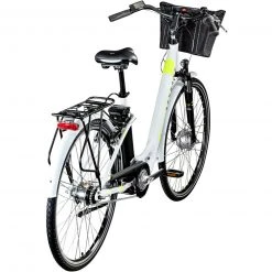 Zündapp Elektro Damenrad Z517 - weiß-gelb - 48 cm Rahmenhöhe -Baumarkt Verkaufsgeschäft 9004980300 03 1600Wx1600H