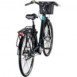 Zündapp Elektro Damenrad Z510 - schwarz-türkis - 48 cm Rahmenhöhe -Baumarkt Verkaufsgeschäft 9004980500 03 1600Wx1600H