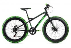 KS Cycling Fatbike 24'' SNW2458 - schwarz-grün - 38 cm Rahmenhöhe