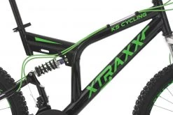 KS Cycling Jugend-Mountainbike FULLY MTB Xtraxx 24'' - schwarz-grün - 43 cm Rahmenhöhe -Baumarkt Verkaufsgeschäft 9004990100 04 1600Wx1600H