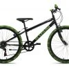 KS Cycling Kinderfahrrad CRUSHER 24'' - schwarz-grün - 31 cm Rahmenhöhe
