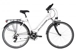 KS Cycling Damen-Trekkingrad 28'' METROPOLIS - weiß - Multipositionslenker