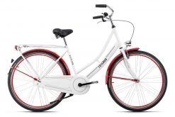 KS Cycling Hollandrad 28'' TUSSAUD - weiß-rot - 49 cm Rahmenhöhe