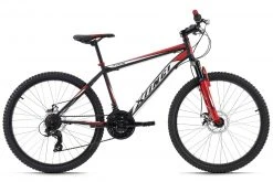 KS Cycling Mountainbike HARDTAIL 26'' XTINCT - schwarz-rot - 42 cm Rahmenhöhe