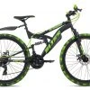 KS Cycling Mountainbike FULLY 26'' BLISS PRO - schwarz-grün - 46 cm Rahmenhöhe