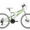 KS Cycling Mountainbike FULLY 26'' TOPEKA - weiß-grün - 44 cm Rahmenhöhe