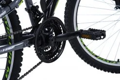 KS Cycling Mountainbike Fully ATB 26'' TOPEKA - grau-grün - Rahmenhöhe 48 cm -Baumarkt Verkaufsgeschäft 9005066200 02 1600Wx1600H