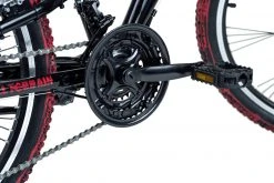 KS Cycling Mountainbike FULLY 24'' CRUSHER - schwarz-rot - 36 cm Rahmenhöhe -Baumarkt Verkaufsgeschäft 9005066800 02 1600Wx1600H