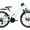 KS Cycling Mountainbike FULLY 24'' 4MASTERS - weiß-grün - 42 cm Rahmenhöhe