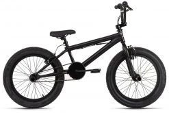 KS Cycling BMX-Bike Freestyle FATT 20" - schwarz matt - 28 cm Rahmenhöhe