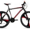 KS Cycling Mountainbike HARDTAIL 26'' SHARP - schwarz-rot - 51 cm Rahmenhöhe