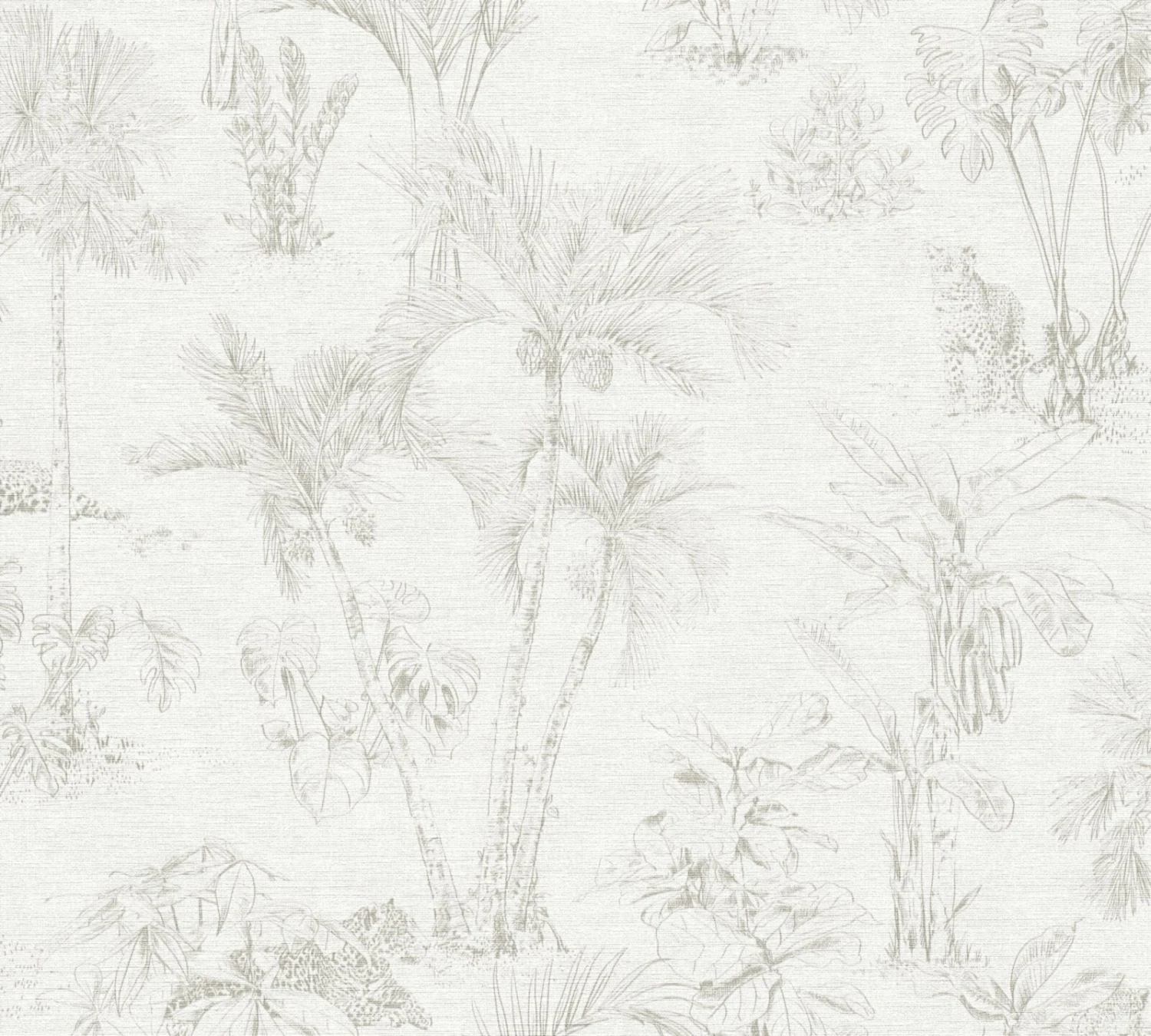 Vliestapete - Blumen - beige-grau - 10 Meter 1 Vliestapete - Blumen - beige-grau - 10 Meter