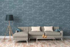 Vliestapete - Wald - blau - 10 Meter -Baumarkt Verkaufsgeschäft 9005191900 03 1600Wx1600H