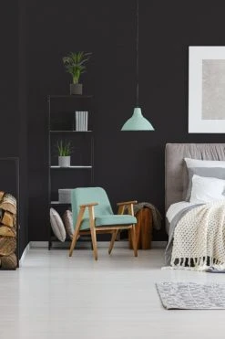 Vliestapete - Uni - schwarz - 10 Meter -Baumarkt Verkaufsgeschäft 9005195200 04 1600Wx1600H