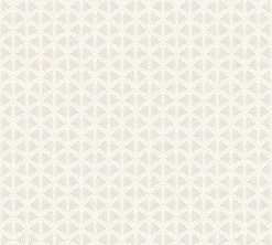 Vliestapete - beige-weiß - Grafik - 10 Meter
