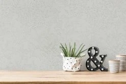 Vliestapete - grau - Blumen - 10 Meter -Baumarkt Verkaufsgeschäft 9005200100 04 1600Wx1600H