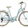 KS Cycling Damenfahrrad 28'' CASINO - hellblau - Sattel weiß - Rahmenhöhe 48 cm