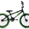 KS Cycling BMX FREESTYLE 20'' 23 CIRCLES - schwarz-grün - Rahmenhöhe 25 cm