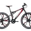 KS Cycling Mountainbike FULLY 27,5'' SCRAWLER - schwarz-rot - 46 cm Rahmenhöhe
