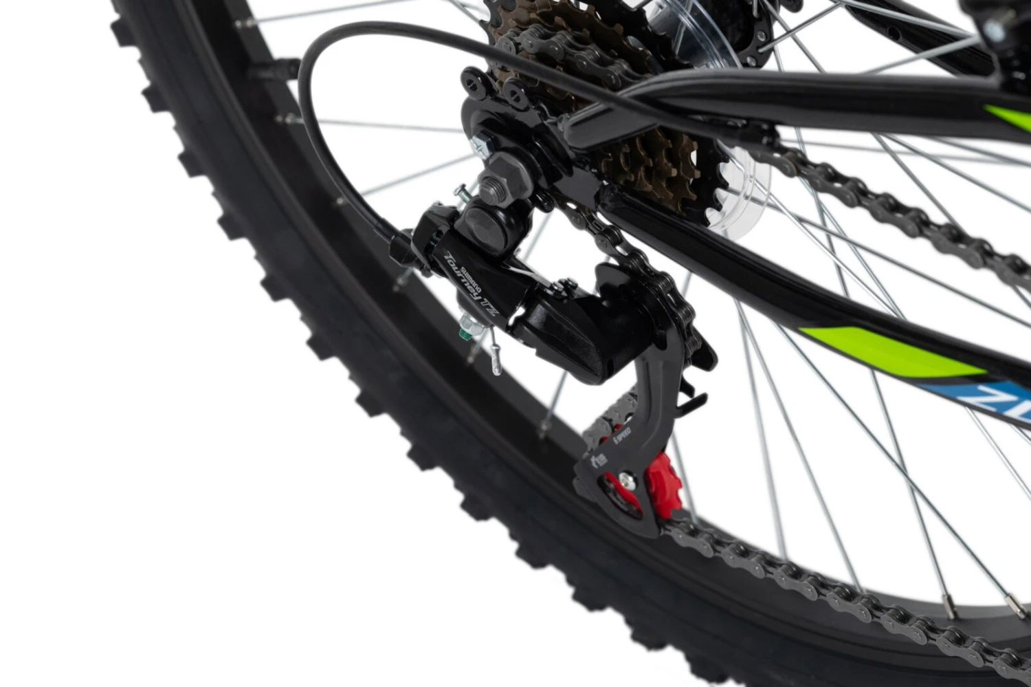 KS Cycling Kinder-Mountainbike FULLY 24" ZODIAC - weiß-grün - 38 cm Rahmenhöhe 3 KS Cycling Kinder-Mountainbike FULLY 24" ZODIAC - weiß-grün - 38 cm Rahmenhöhe – Bild 3