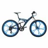 KS Cycling Mountainbike FULLY 26'' TOPSPIN - schwarz-blau - RH 46 cm
