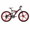 KS Cycling Mountainbike FULLY 26'' TOPSPIN - schwarz-rot - RH 46 cm