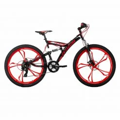 KS Cycling Mountainbike FULLY 26'' TOPSPIN - schwarz-rot - RH 46 cm