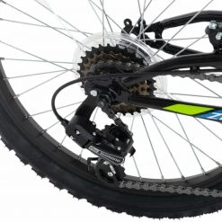 KS Cycling Kinder-Mountainbike FULLY 20" ZODIAC - schwarz-grün - 31 cm Rahmenhöhe -Baumarkt Verkaufsgeschäft 9005381400 03 1600Wx1600H