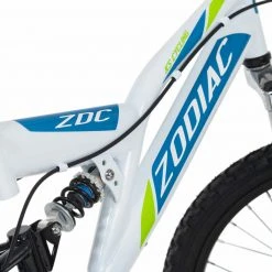 KS Cycling Kinder-Mountainbike FULLY 20" ZODIAC - weiß-grün - 31 cm Rahmenhöhe -Baumarkt Verkaufsgeschäft 9005381500 04 1600Wx1600H