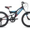 KS Cycling Kinder-Mountainbike FULLY 20" ZODIAC - schwarz-rot - 31 cm Rahmenhöhe