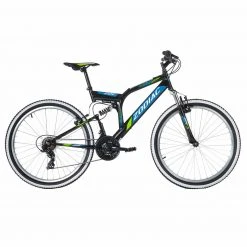 KS Cycling Mountainbike FULLY 26" ZODIAC - schwarz-grün - 48 cm Rahmenhöhe