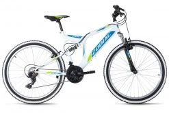 KS Cycling Mountainbike FULLY 26" ZODIAC - weiß-grün - 48 cm Rahmenhöhe