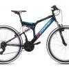 KS Cycling Mountainbike FULLY 26" ZODIAC - schwarz-rot - 48 cm Rahmenhöhe