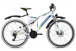 KS Cycling Mountainbike FULLY 26 ZODIAC - weiß-grün - 48 cm Rahmenhöhe